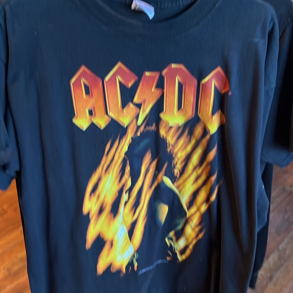Anvil Black AC/DC Graphic Tee
